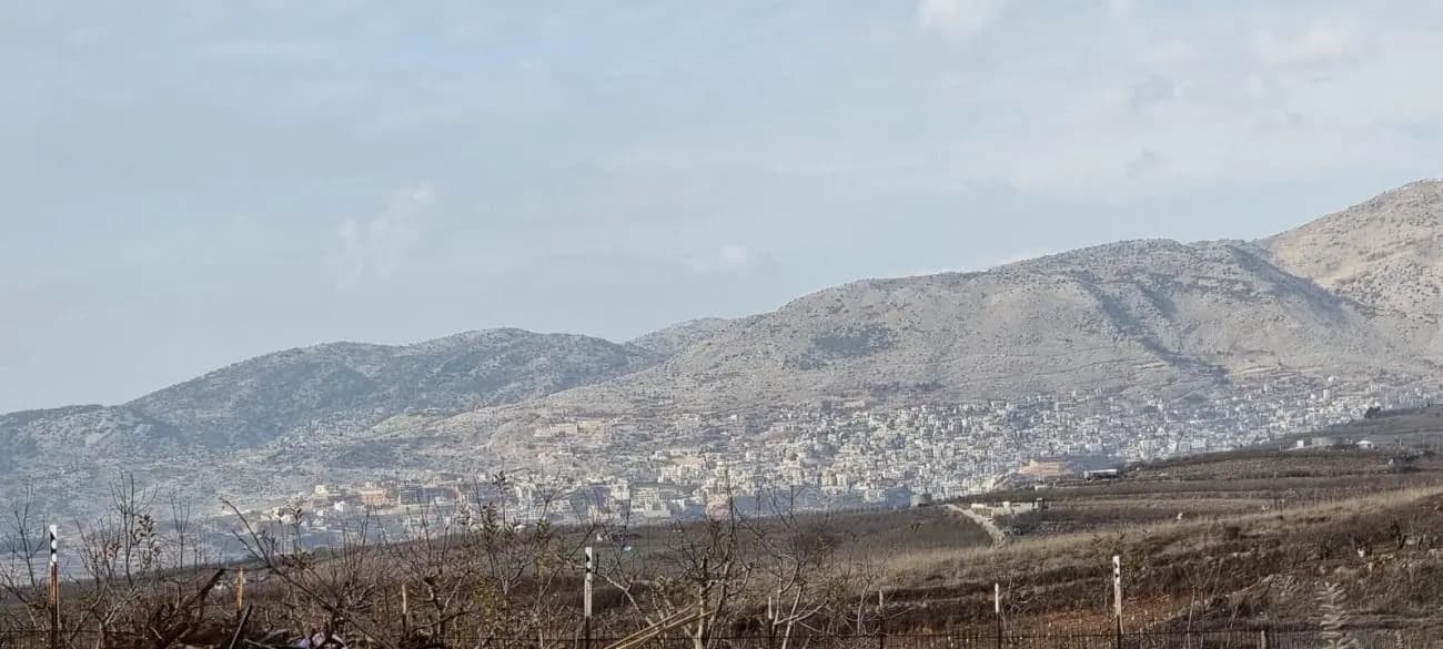 هذا ما حصل في الجولان السوري مساء اليوم