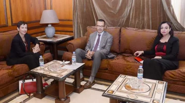 "ملف النازحين".. بين علامة وسفيرة قبرص