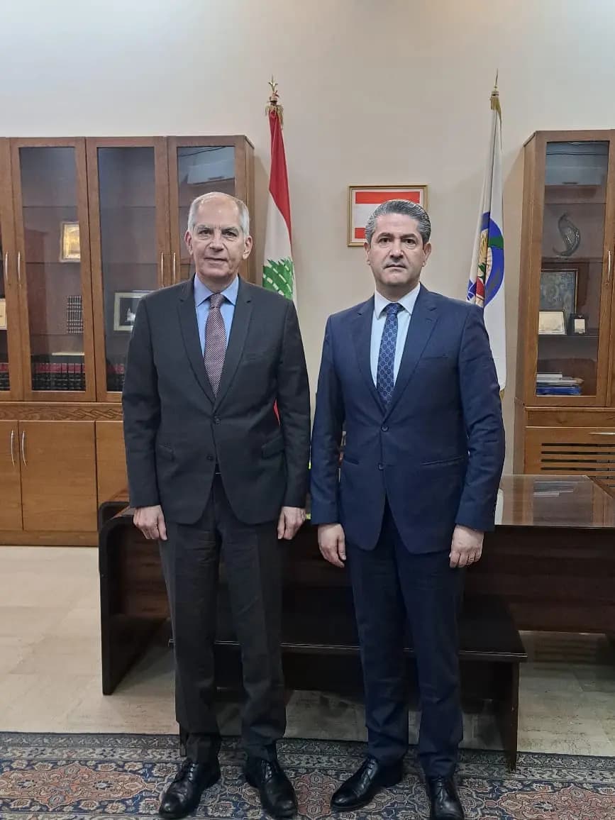 أبو جودة والسفير الفرنسي بحثا الأوضاع في البقاع