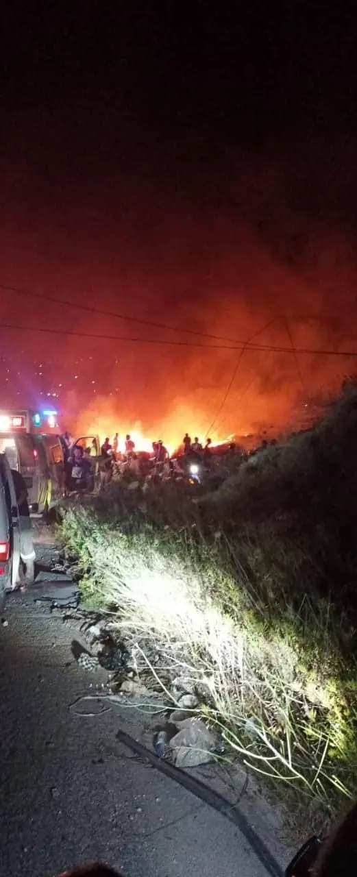 بالصورة: إصابة عدد من الأطفال جراء العدوان الصهيوني على جناتا
