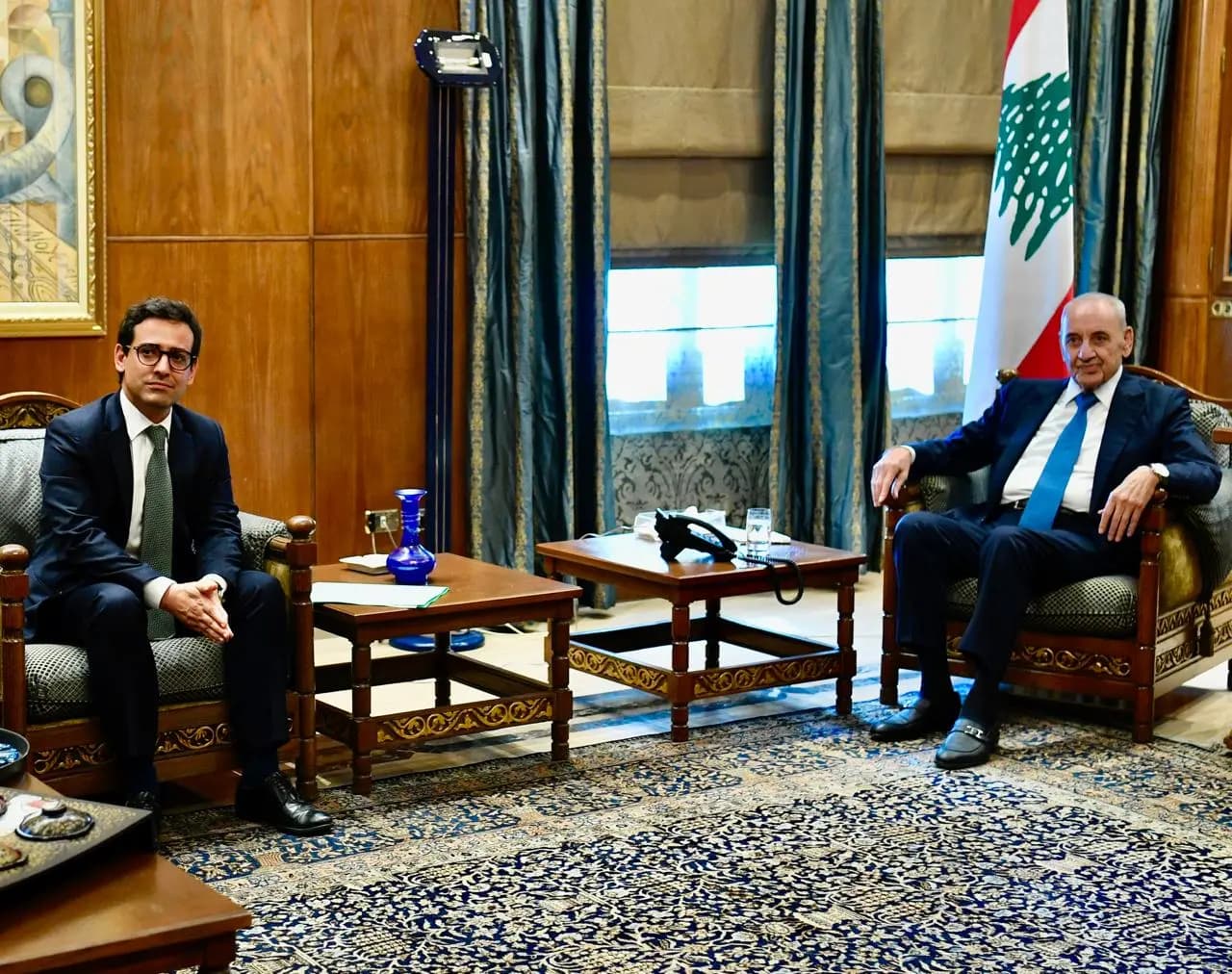 سيجورنيه بعد لقائه بري: نسعى لتخفيف حدة التصعيد