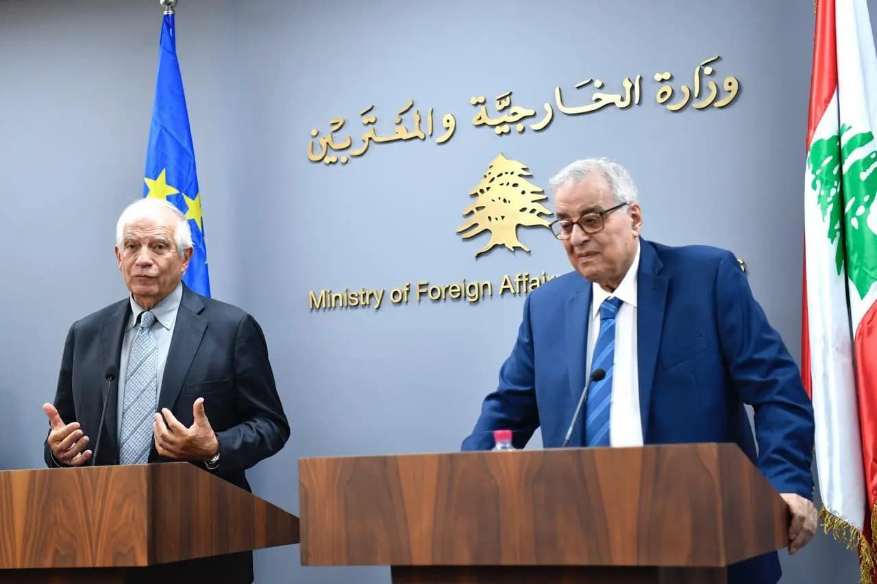 بوحبيب: ملتزمون بالقرار ١٧٠١.. وبوريل: يجب إنهاء الحرب فورا