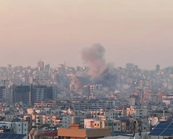 بالصور.. غارات عنيفة على الضاحية الجنوبية