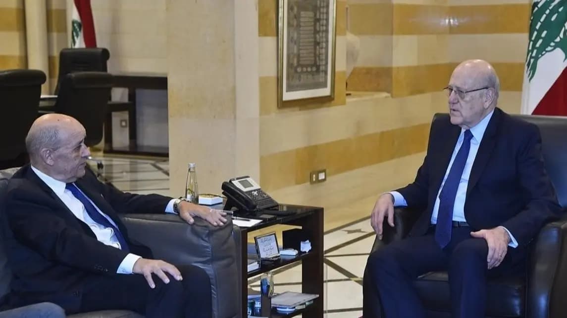 لودريان يؤكد لميقاتي ضرورة انتخاب رئيس للجمهورية