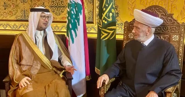 بخاري خلال لقائه دريان: إنجاز الاستحقاق الرئاسي خطوة مهمة لتعزيز نهضة لبنان