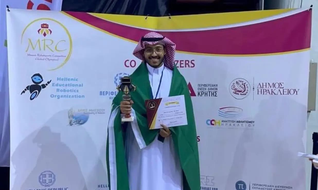 إنجاز سعودي يحقق القمة في أولمبياد الروبوتات