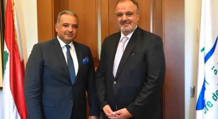 المرتضى عرض مع بوشكيان ورئيسي بلديتي زحلة وعنجر شؤونا تتعلّق بقضاء زحلة
