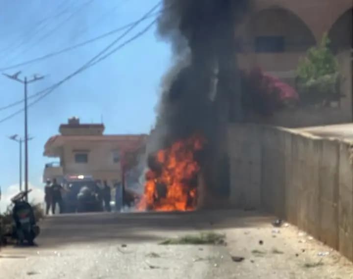 جريح في الغارة على بنت جبيل