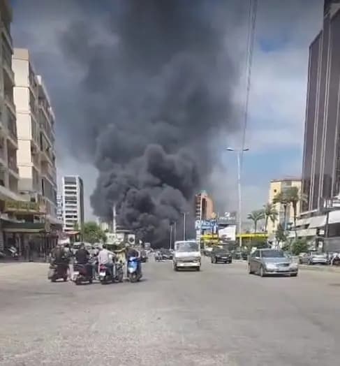 دخان كثيف في سن الفيل.. ما القصة؟