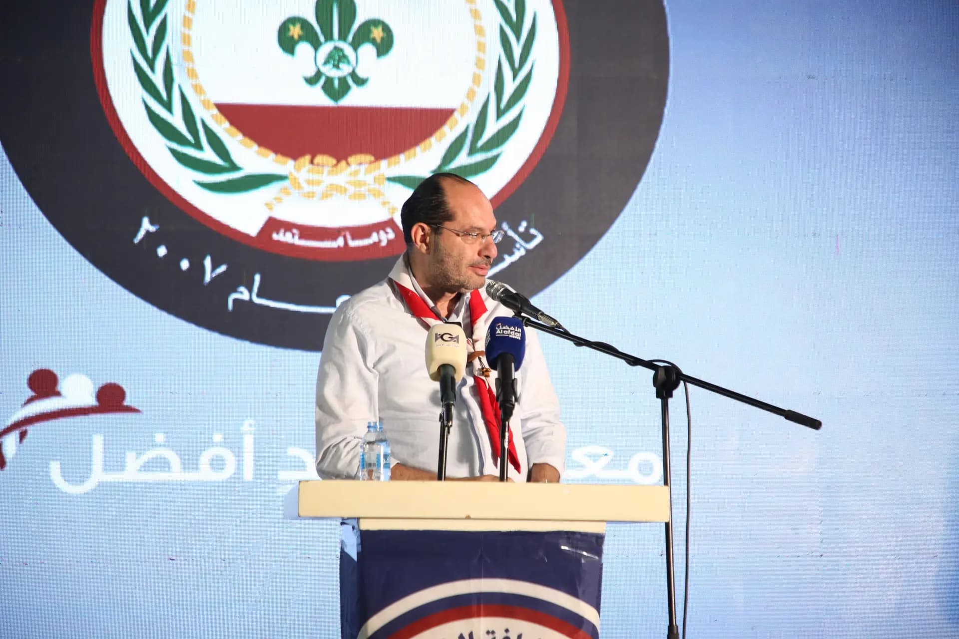 "اخترنا البناءَ والنهضة".. مراد للكشافين: أنتم وتدُ الأمانِ وحاملو الراية
