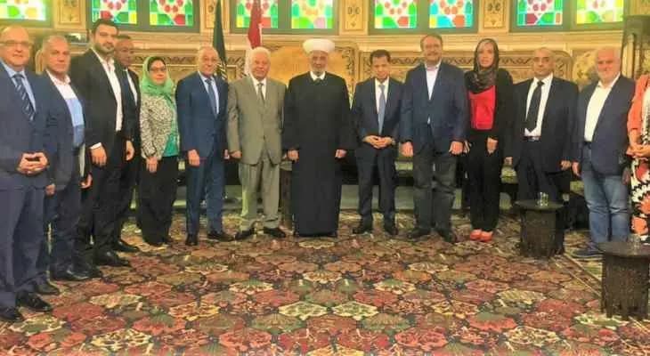 دريان يلتقي الهيئة الإدارية لاتحاد جمعيات العائلات البيروتية في دار الفتوى
