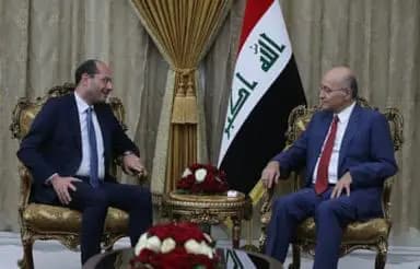 الوزير مراد يلتقي الرئيس العراقي: حريصون على تطوير العلاقات التجارية والاقتصادية بين البلدين
