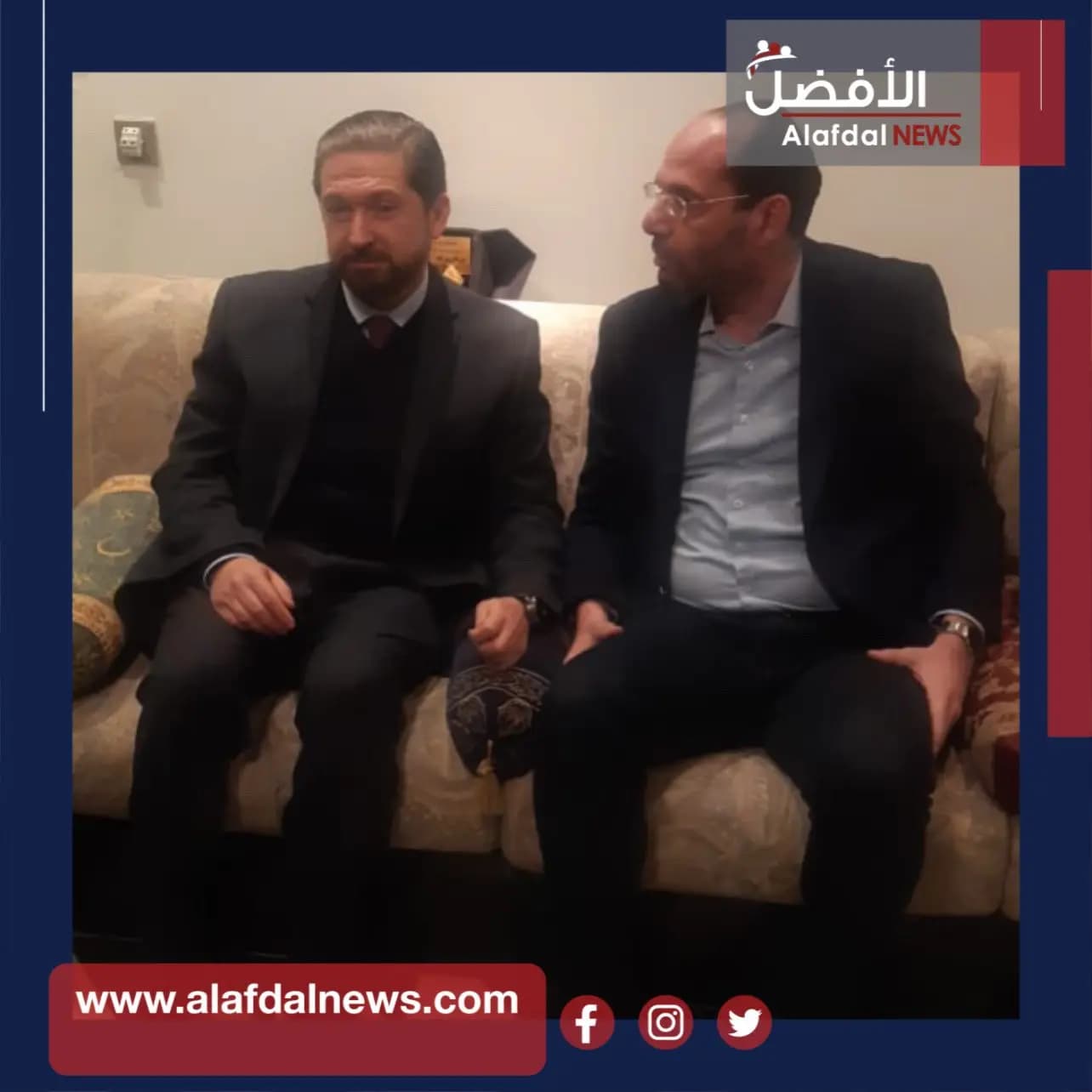 وصول النائب فيصل كرامي إلى دارة الوزير حسن مراد في شتورة
