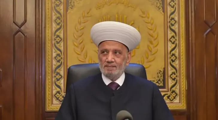 المفتي دريان: التّضامن العربي مع لبنان يحفزُّ اللّبنانييّن