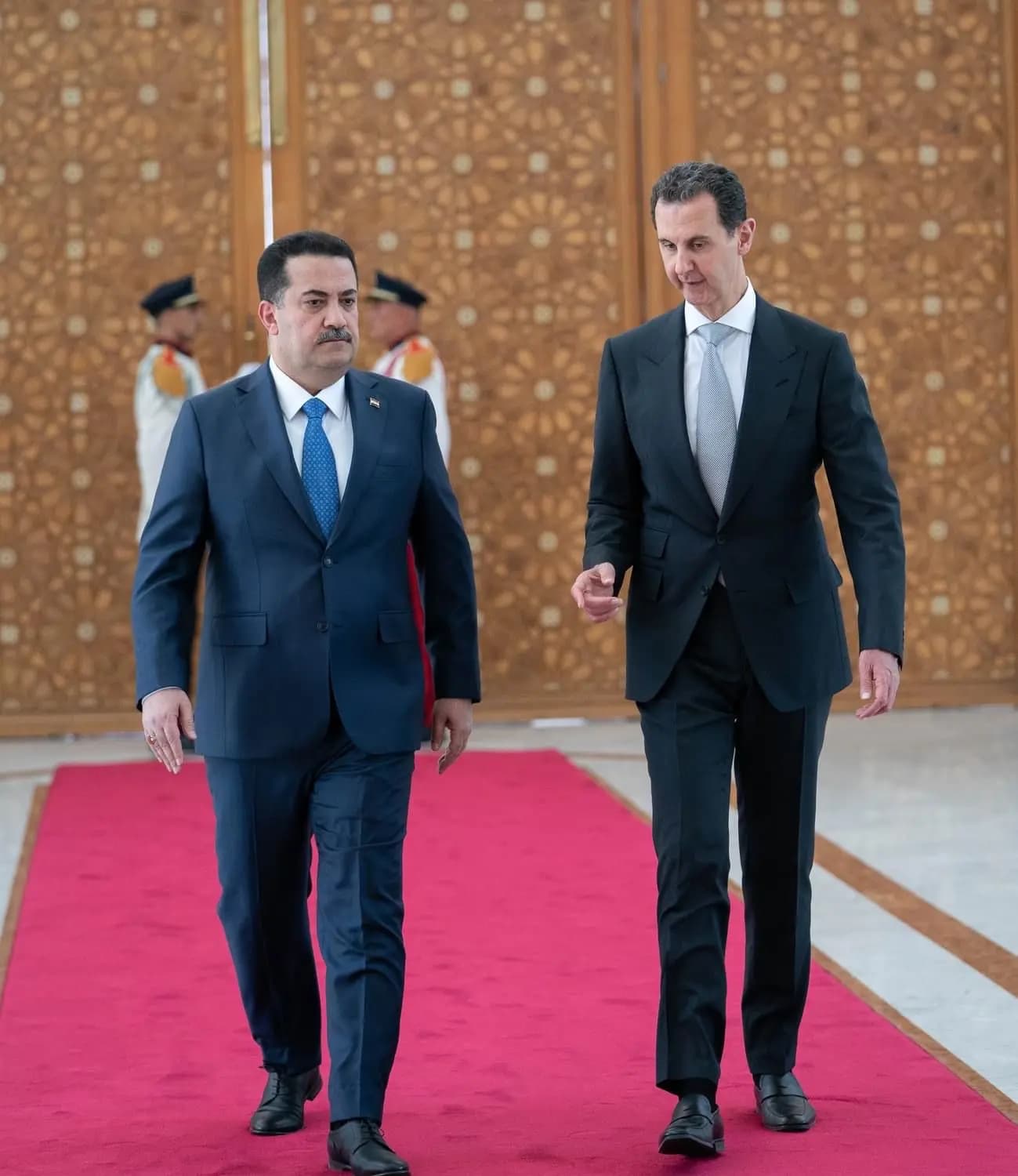 الرئيس الأسد: العلاقات الاقتصادية البينية ستكون محور المباحثات لاحقاً بما ينعكس على البلدين ويخفف من الحصار المفروض على سورية