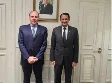 سفير قطر يبحث مع سعيد في المستجدات المالية