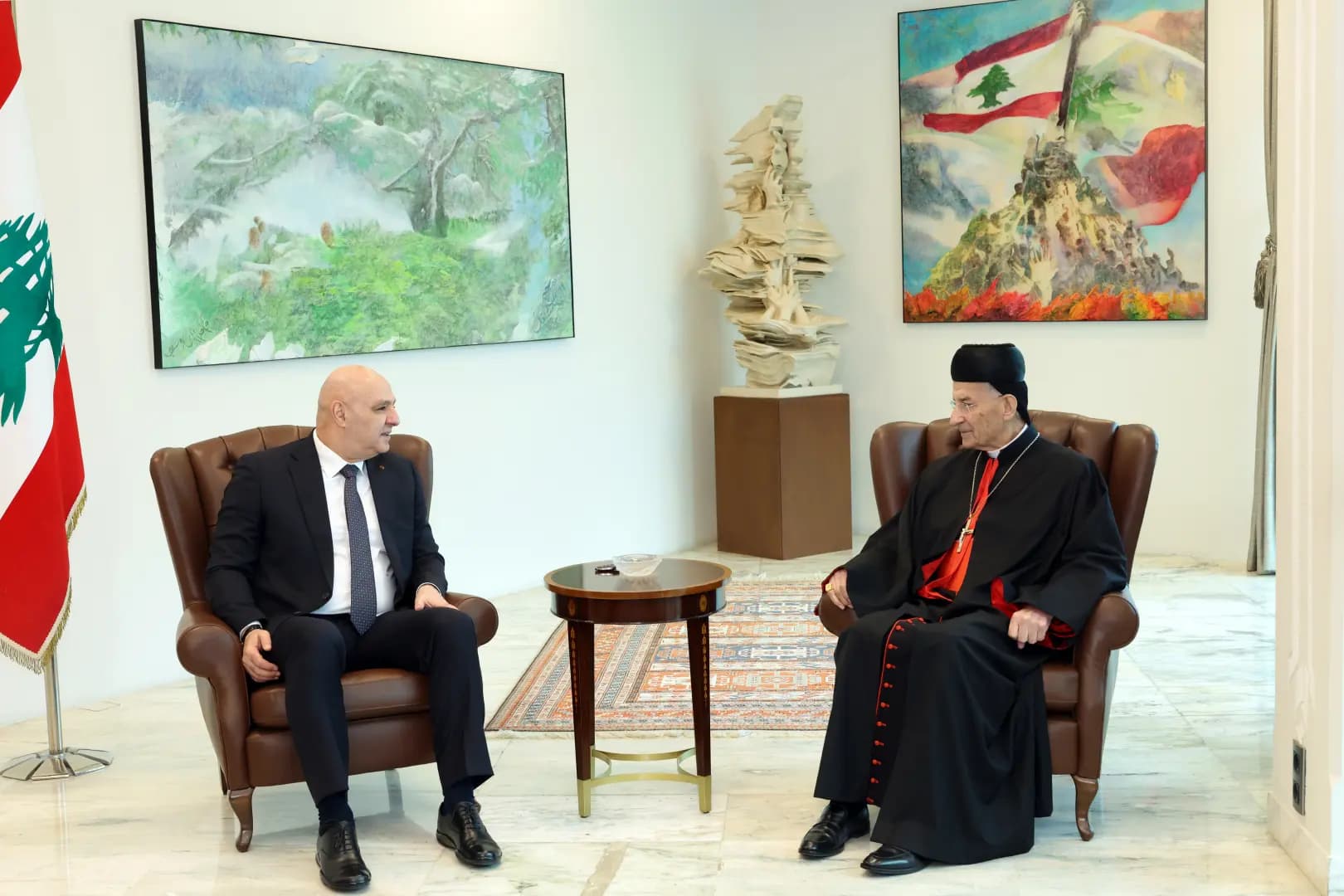 "يكفينا خرابا و حروبا".. الراعي من بعبدا: يجب أن تحصل المفاوضات