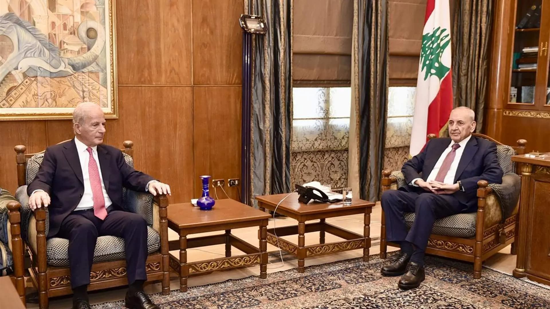 آخر التطورات بين بري والسفير الأميركي