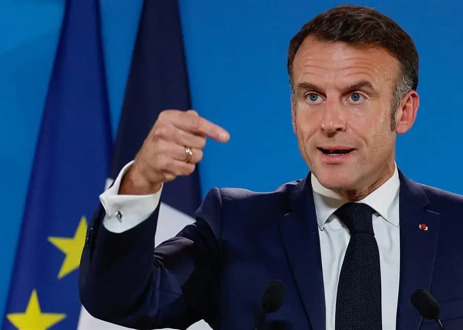 ماكرون: يجب أن يشمل وقف إطلاق النار لبنان أيضًا