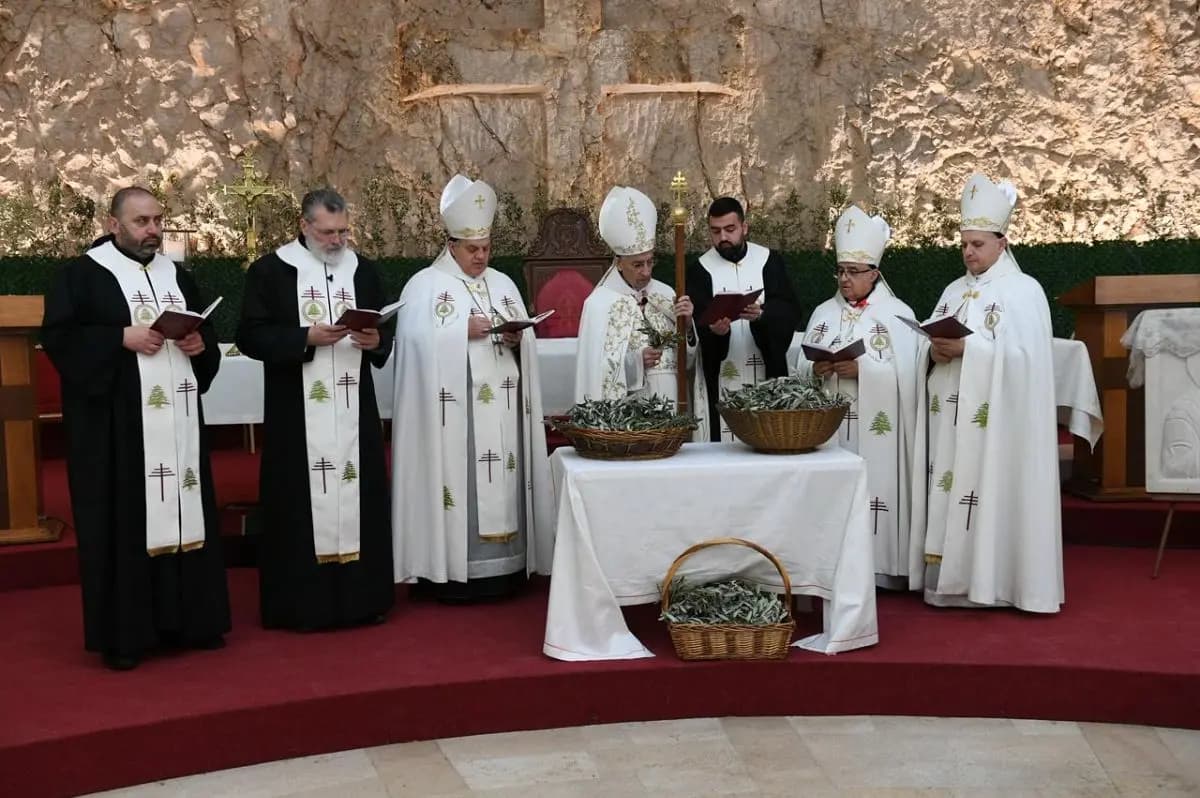 أحد الشعانين في بكركي.. دعوة للسلام والصمود