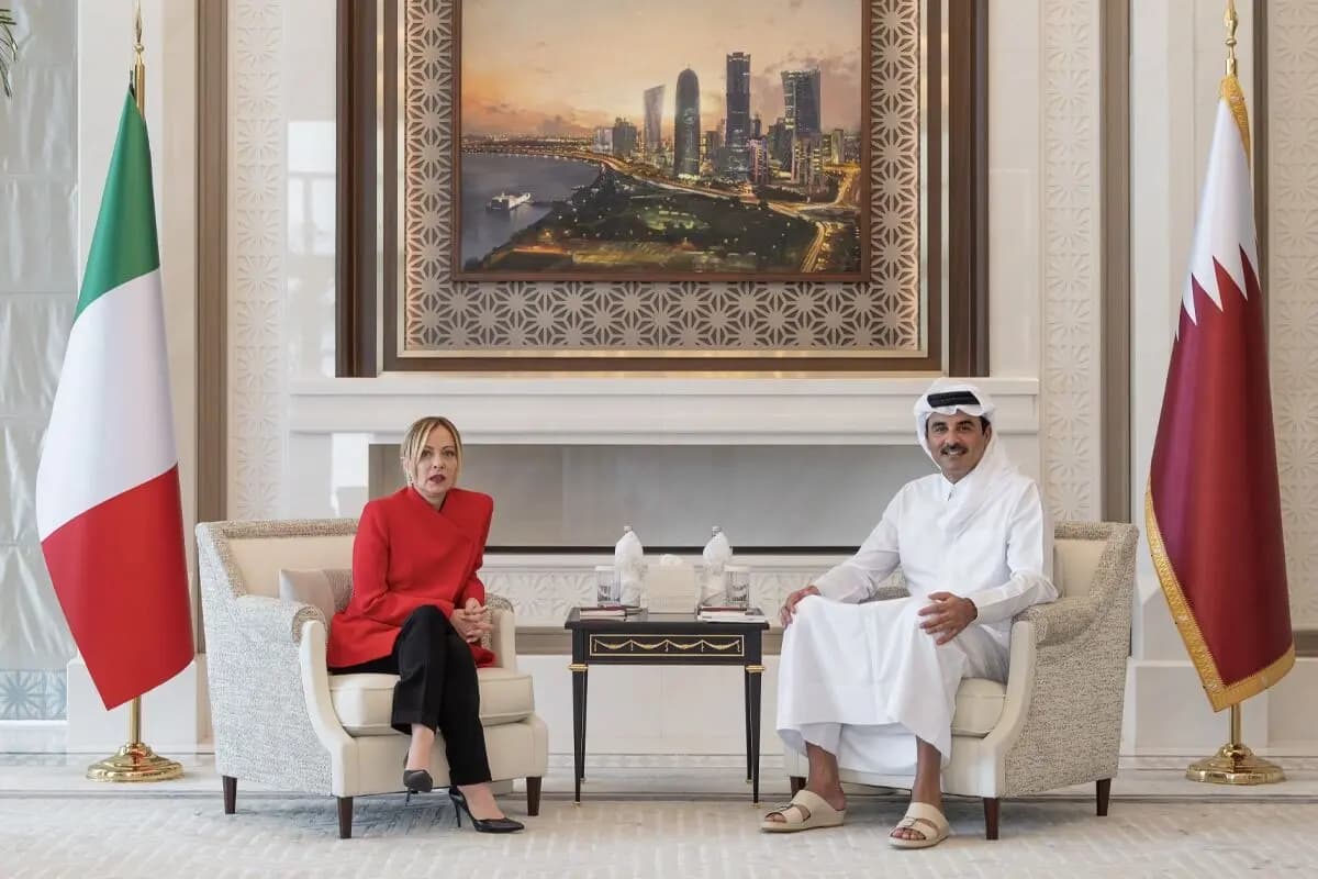 لقاء قطري-إيطالي لبحث التطورات الإقليمية