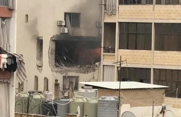 غـ.ـارة إسرائيلية جديدة تستهـ.ـدف مبنى في النبعة – برج حمود