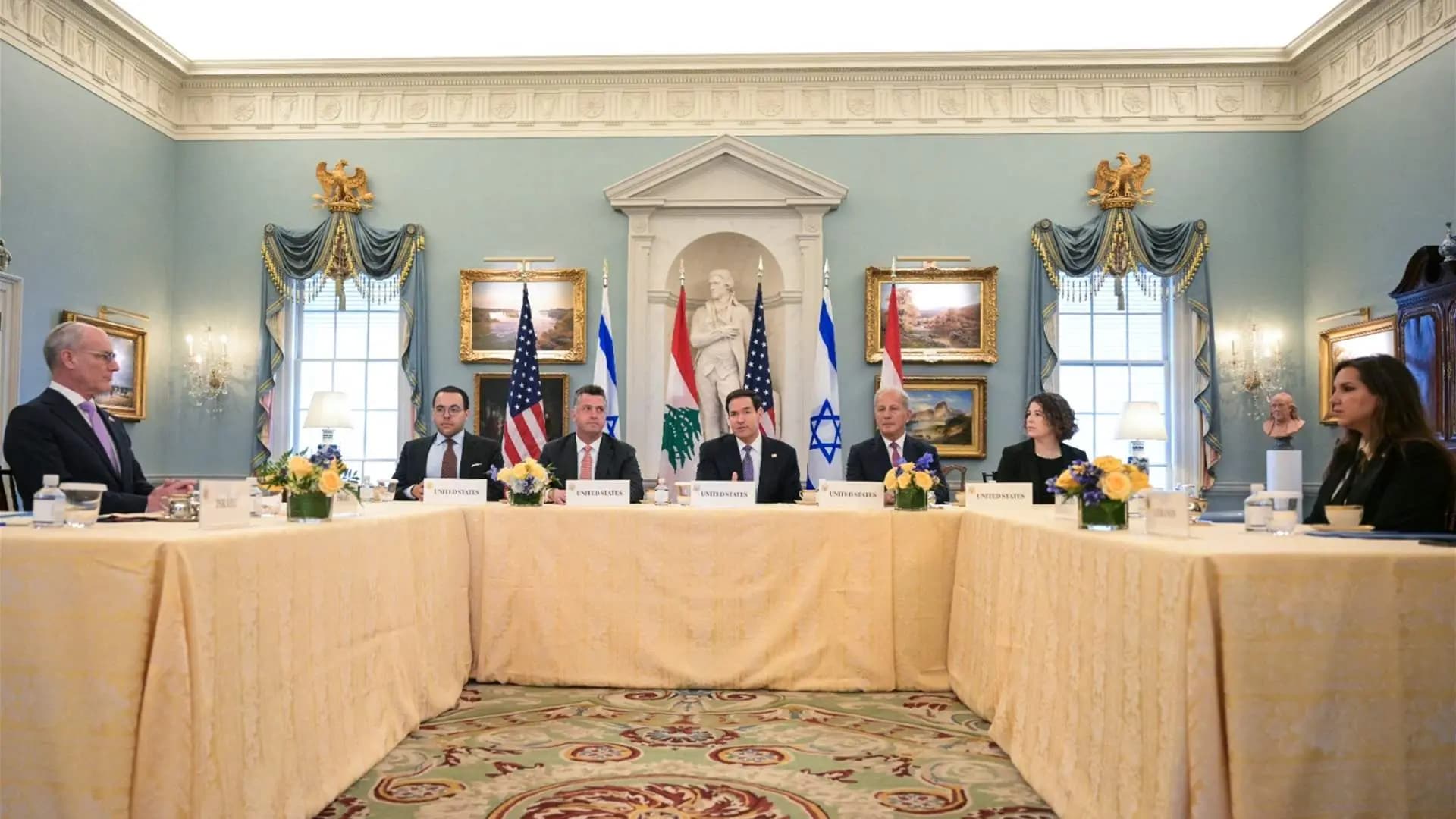 انطلاق المحادثات اللبنانية-الإسرائيلية في واشنطن.. روبيو: فرصة تاريخية