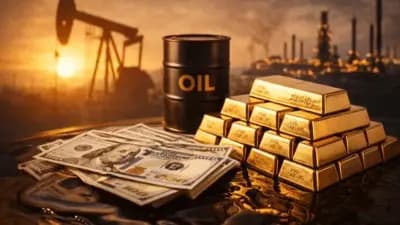 الذهب يلمع مع هبوط النفط