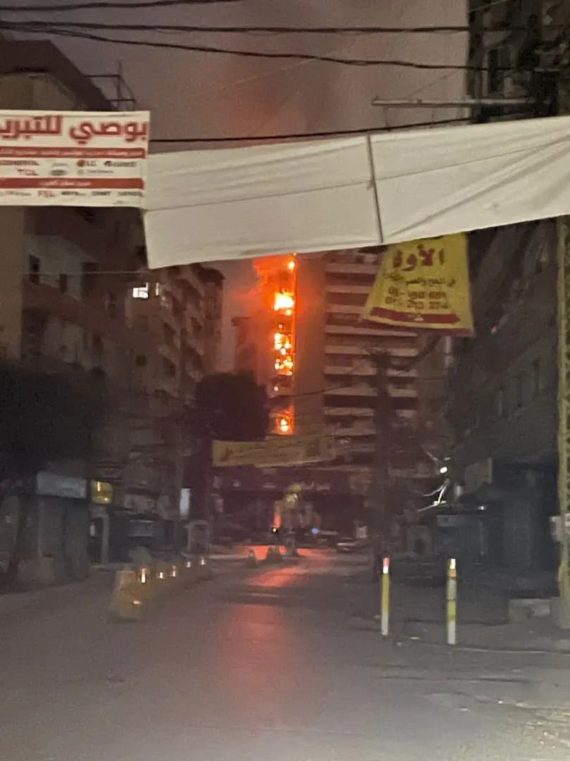 من جديد..الغـ.ـارات تطال الضاحية