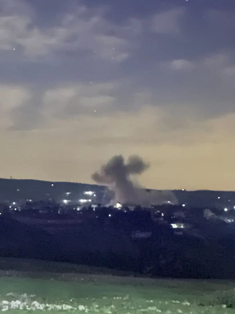 مراسل الأفضل نيوز: غارة اسرائيلية استهدفت بلدة سحمر في البقاع الغربي