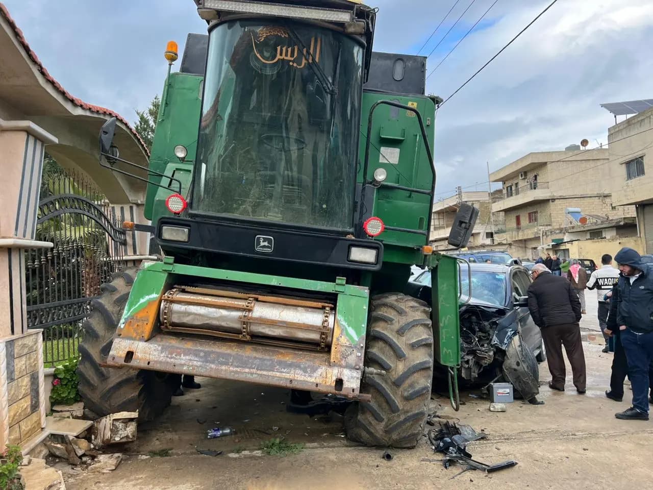 حادث سير في حوش الحريمة