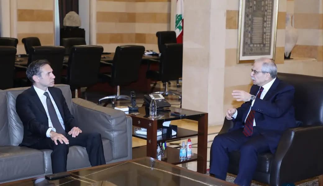 سلام يبحث الدعم التركي للنازحين