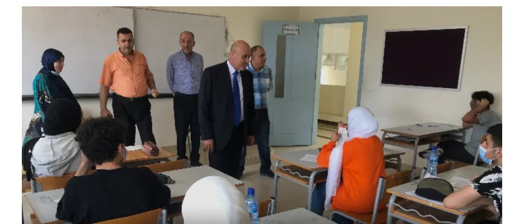 جولة لرئيس المنطقة التربوية في صور مع انطلاق امتحانات البريفيه