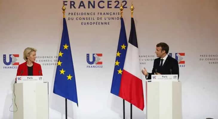 ماكرون وفون ديرلاين دعا إلى وقف العنف في كازاخستان