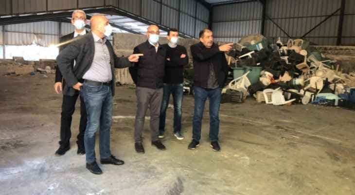 ياسين تفقد مكب ومطمر حبالين في جبيل: للبحث بإعادة تفعيل المعمل والطمر بشكل صحي