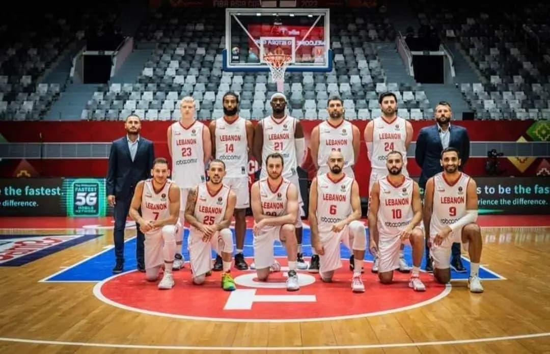 فوز المنتخب اللبناني على نظيره الأردني وتأهله إلى نهائي بطولة كأس آسيا لكرة السلة.