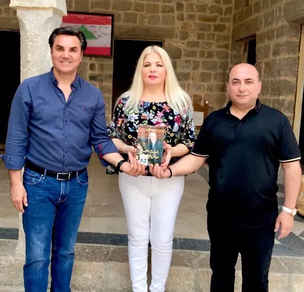 محترف راشيا اطلق كتاب شربل بعيني منارة الحرف لبهية أبو حمد