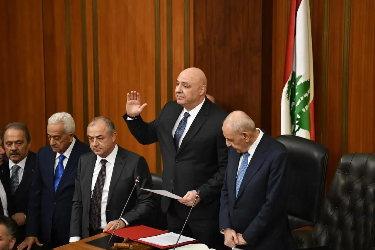 "سأكون الخادم الأول".. عون يؤدي القسم ويرسم خارطة الطريق