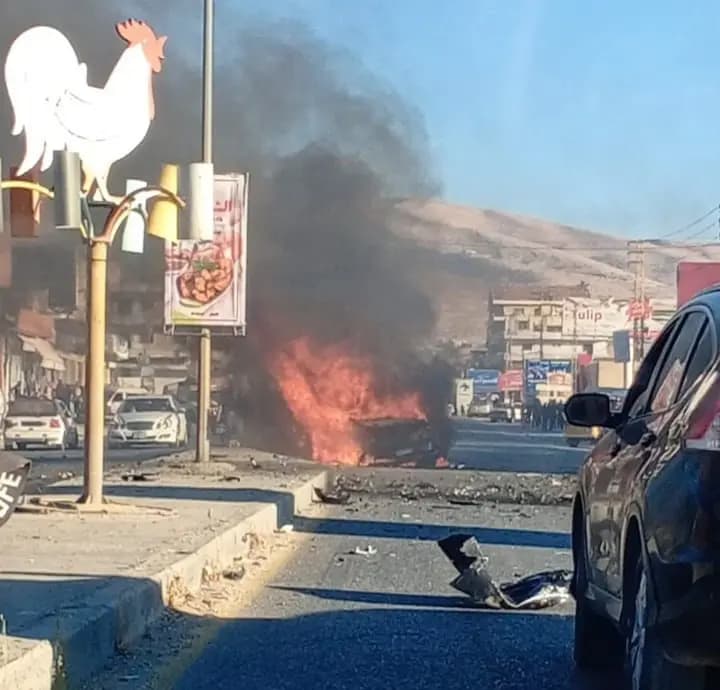 إليكم الحصيلة الأولية للغارة على طريق المصنع