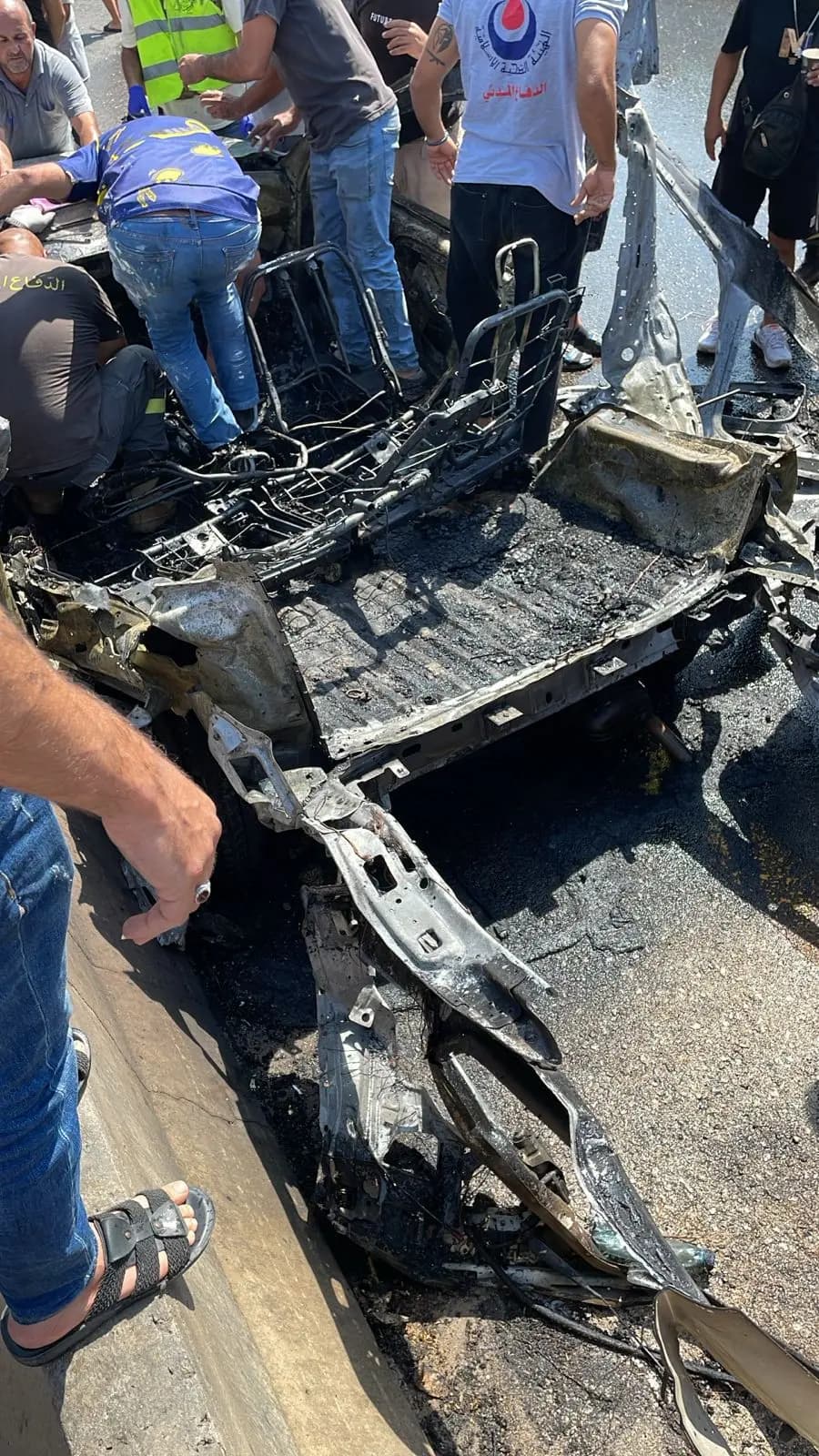 هذه حصيلة الغارة على طريق الزهراني