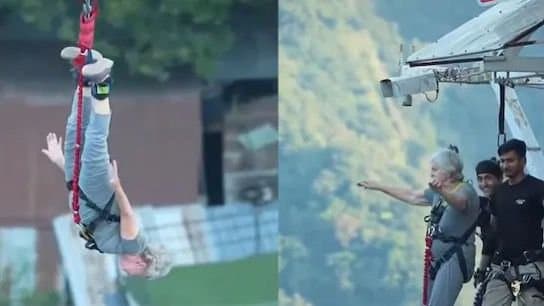 موقع NDTV: عجوز بريطانية عمرها 83 عامًا تحطم رقمًا قياسيًا بالقفز بواسطة الحبل في الهند