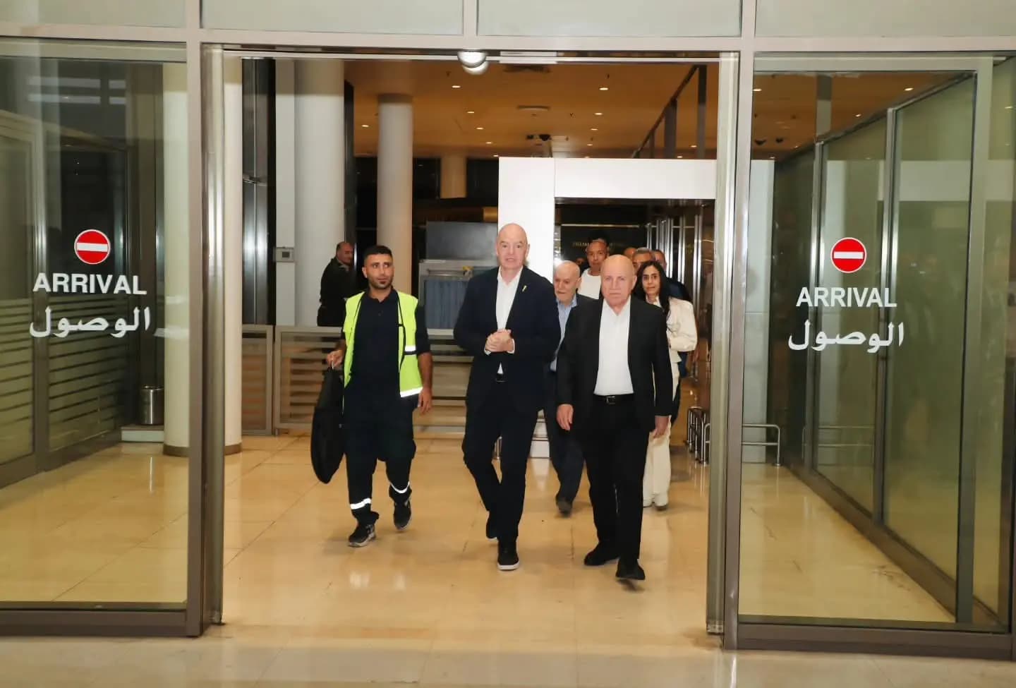 بيروت تستقبل رئيس الاتحاد الدولي لكرة القدم