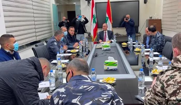 بو ضاهر يترأس اجتماعا لمجلس الامن الفرعي في الجنوب