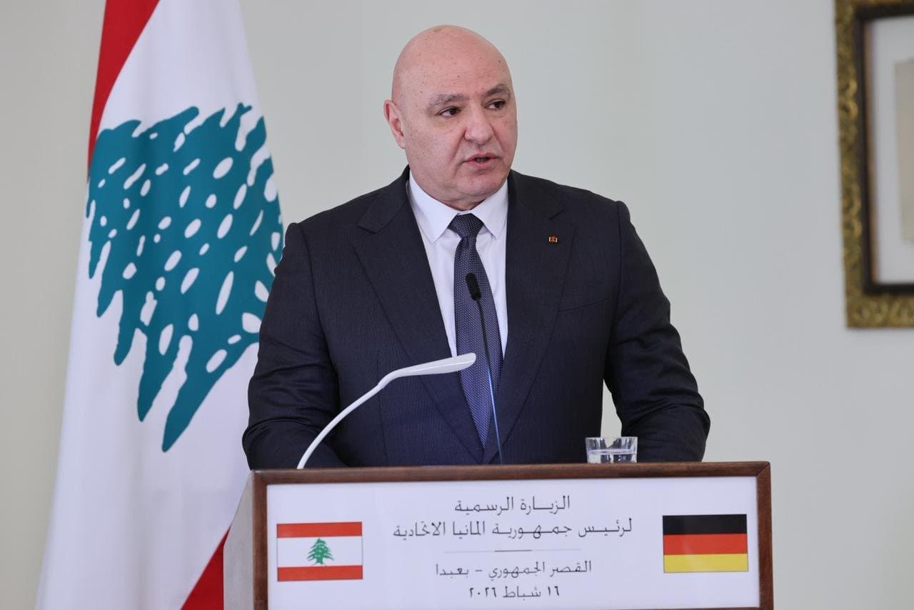 "لبنان يتعلّم من ألمانيا".. عون: سيادة الدولة شرط الوحدة