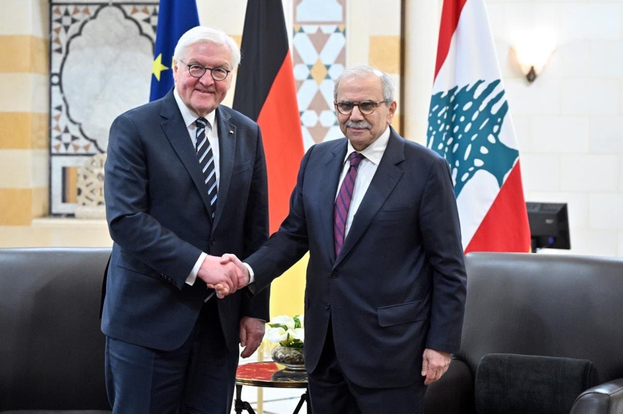 سلام يبحث مع الرئيس الألماني في الإصلاحات ومسار حصر السلاح