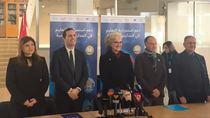 كرامي تجول على مدارس الجنوب.. ودعم أوروبي جديد