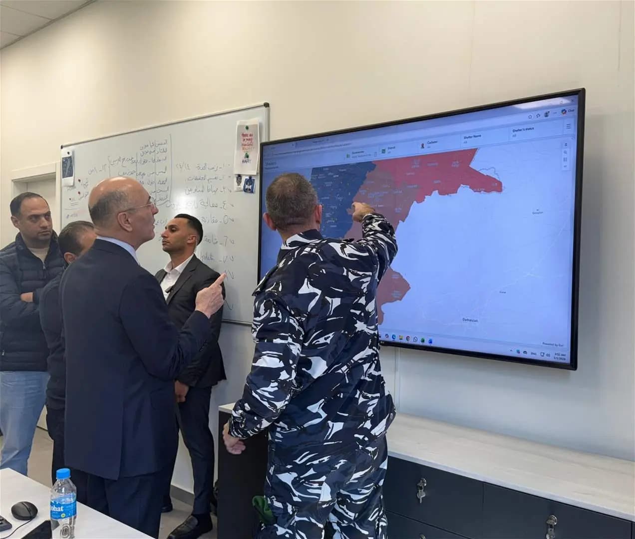 الحجّار يشدّد على تنظيم الإيواء والتنسيق لإدارة الأزمة