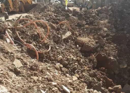 القصف الإسرائيلي يقطع المياه عن أحياء في النبي شيت