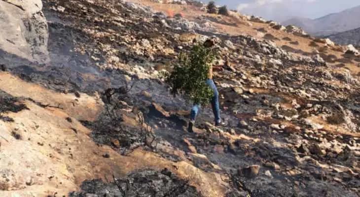 حريقٌ كادَ يلتهم المنازل في هذه المنطقة!