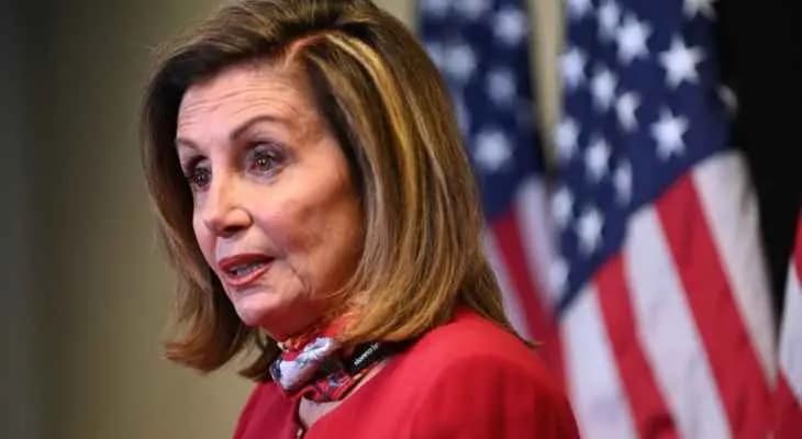 بيلوسي: اميركا ملتزمة بتسوية عادلة بين إسرائيل وفلسطين تقوم على أساس حل الدولتين